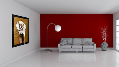 Bella la Flor Técnica Mixta Acrílico Sobre Madera Sobre Moderno de Galería