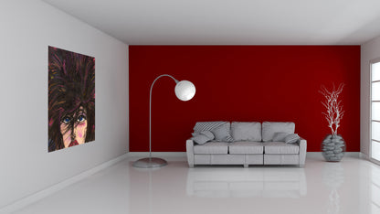 Dama Viendo el Cielo Acrylic on Canvas