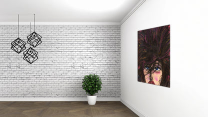 Dama Viendo el Cielo Acrylic on Canvas