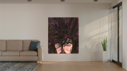 Dama Viendo el Cielo Acrylic on Canvas