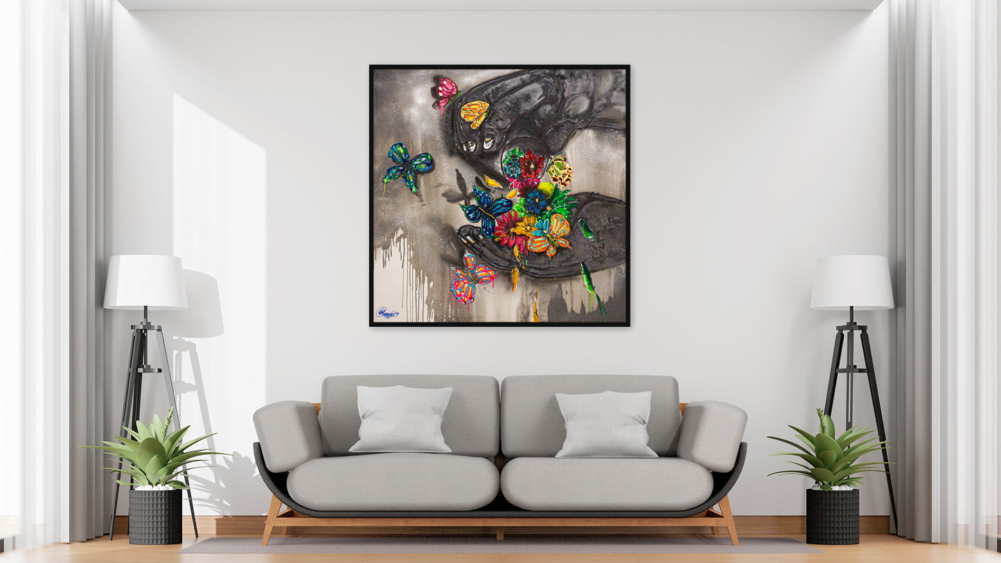 El Boticario Técnica Mixta Acrílico Sobre Canvas, Aerosol