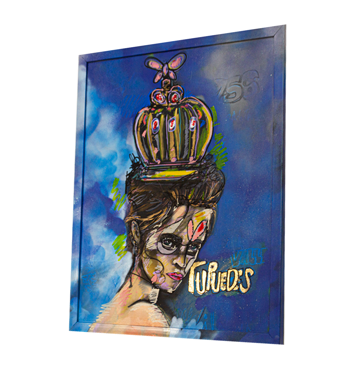 Tu Puedes Acrylic on Canvas and Aerosol