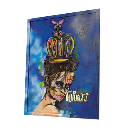 Tu Puedes Acrylic on Canvas and Aerosol