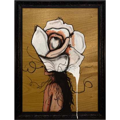 Bella la Flor Técnica Mixta Acrílico Sobre Madera Sobre Moderno de Galería