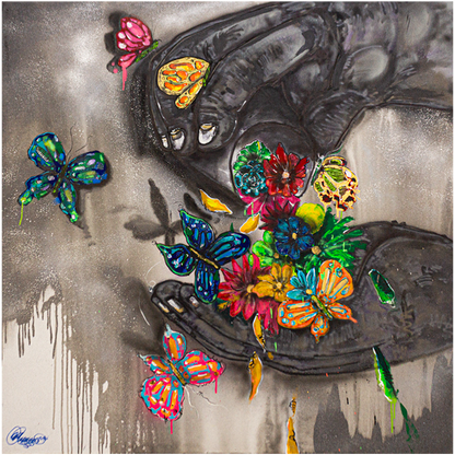 El Boticario Técnica Mixta Acrílico Sobre Canvas, Aerosol