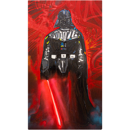 The Vader Técnica Mixta Acrílico Sobre Canvas, Aerosol