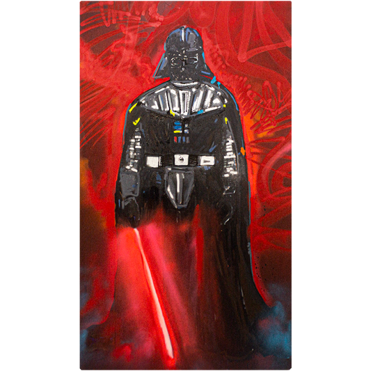 The Vader Técnica Mixta Acrílico Sobre Canvas, Aerosol
