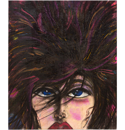 Dama Viendo el Cielo Acrylic on Canvas