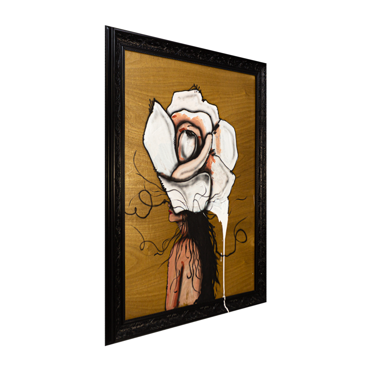 Bella la Flor Técnica Mixta Acrílico Sobre Madera Sobre Moderno de Galería