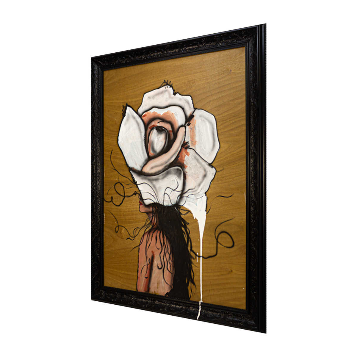 Bella la Flor Técnica Mixta Acrílico Sobre Madera Sobre Moderno de Galería