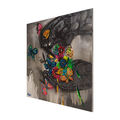 El Boticario Técnica Mixta Acrílico Sobre Canvas, Aerosol