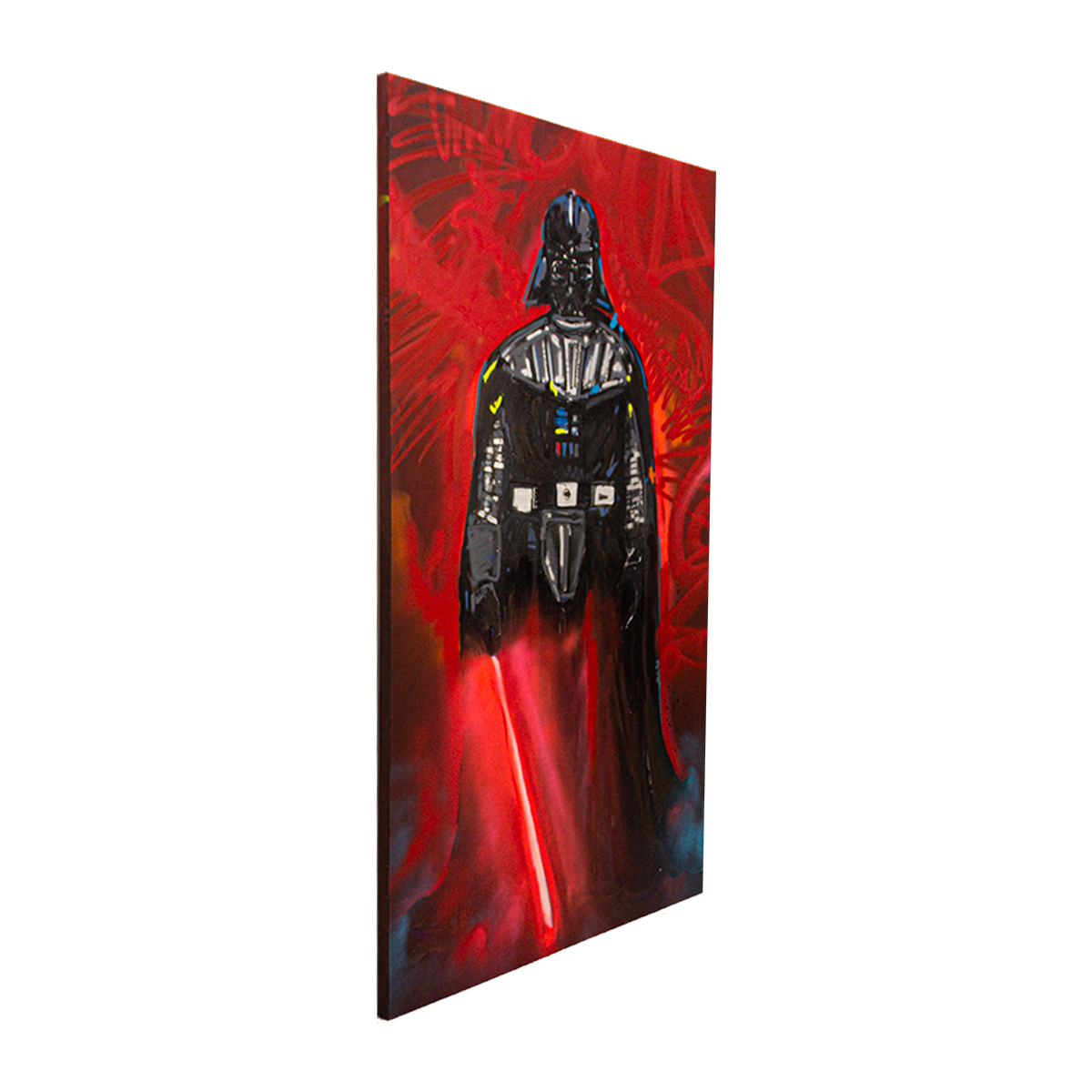 The Vader Técnica Mixta Acrílico Sobre Canvas, Aerosol