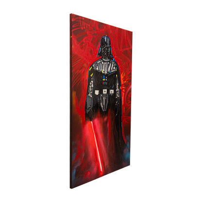 The Vader Técnica Mixta Acrílico Sobre Canvas, Aerosol