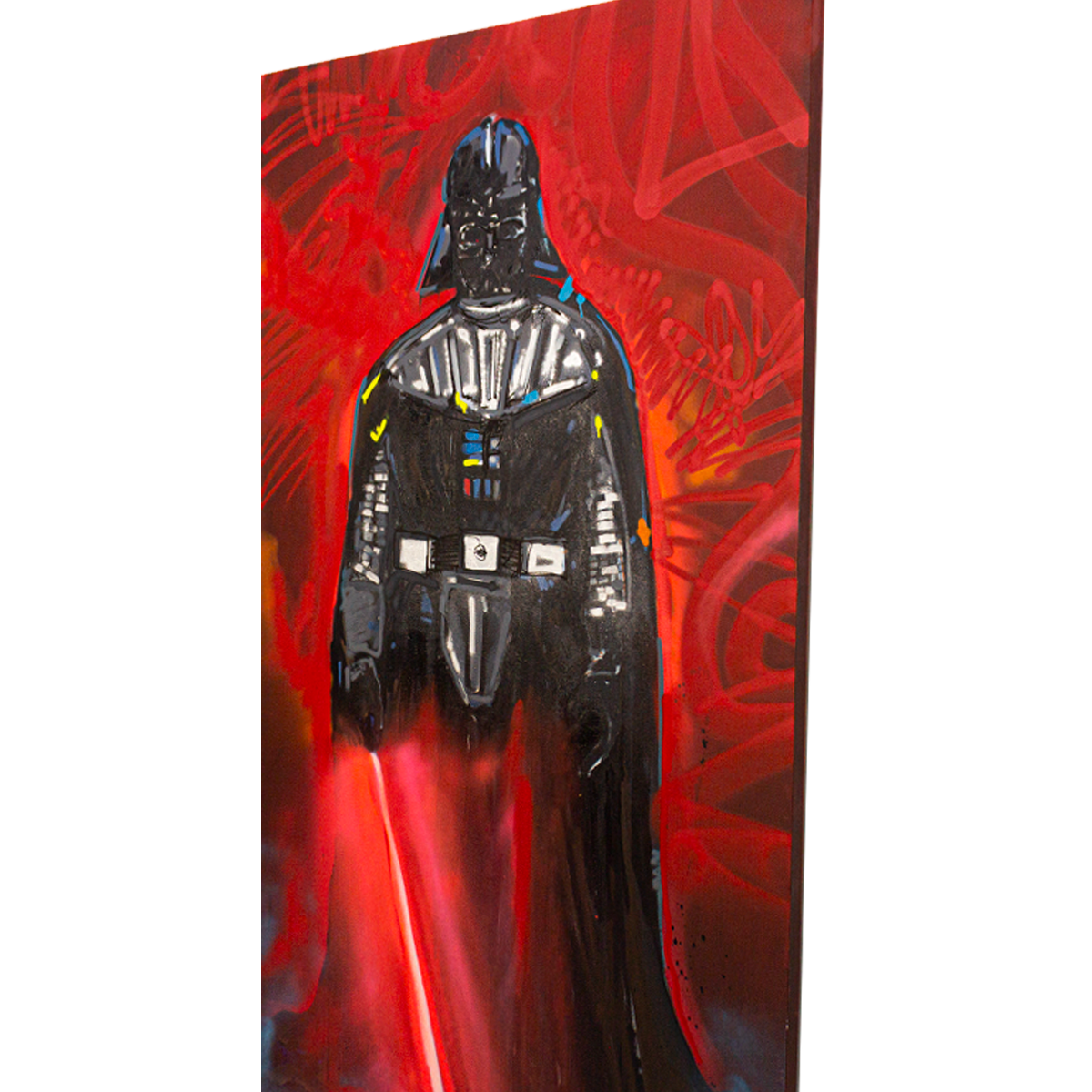 The Vader Técnica Mixta Acrílico Sobre Canvas, Aerosol