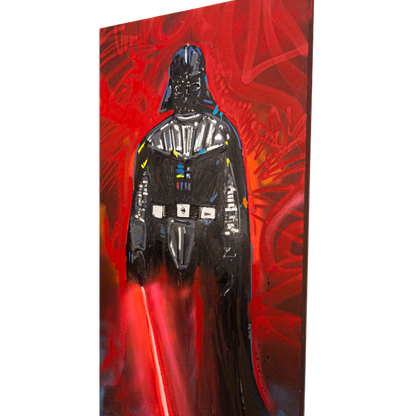 The Vader Técnica Mixta Acrílico Sobre Canvas, Aerosol