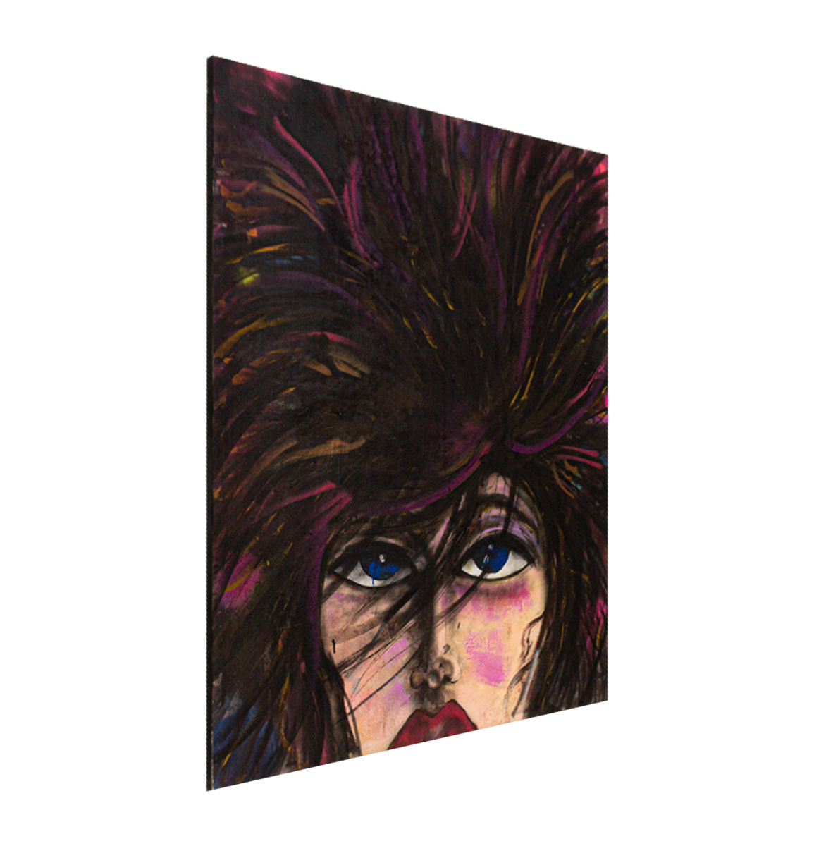 Dama Viendo el Cielo Acrylic on Canvas