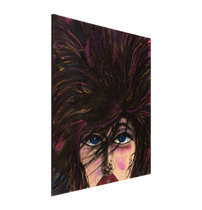 Dama Viendo el Cielo Acrylic on Canvas