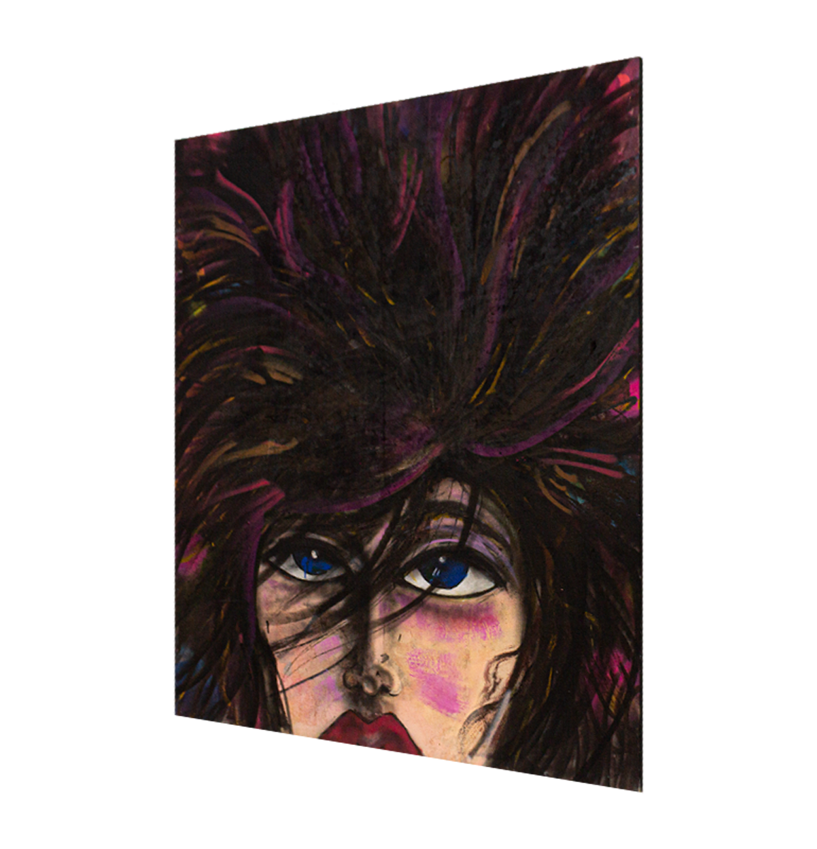 Dama Viendo el Cielo Acrylic on Canvas